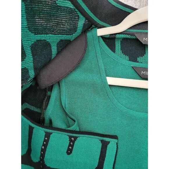 Ming Wang green cardigan and tank set PS - Picture 12 of 12